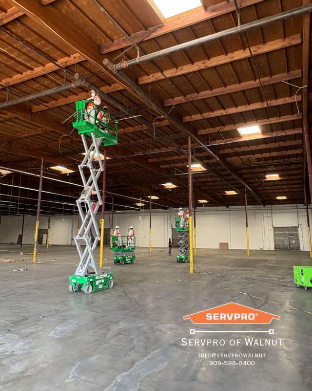 Project SERVPRO Team in Action: Commercial Space Maintenance image