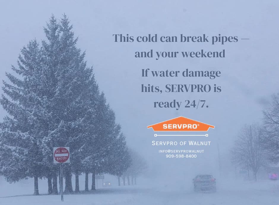 Be Prepared for Winter's Wrath with SERVPRO of Walnut image