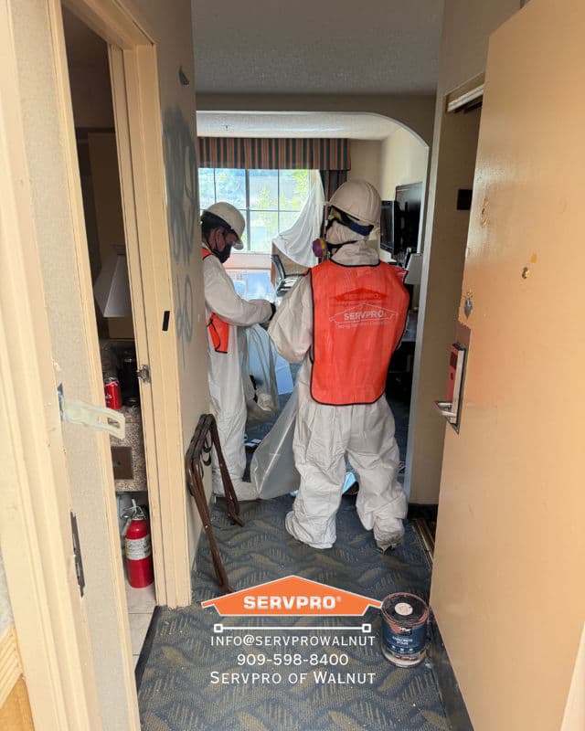 Project After-Vandalism Hotel Cleanup by SERVPRO of Walnut image