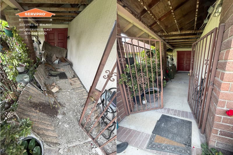 Project From Debris-Covered Entryway to Clean Welcoming Front Entrance image