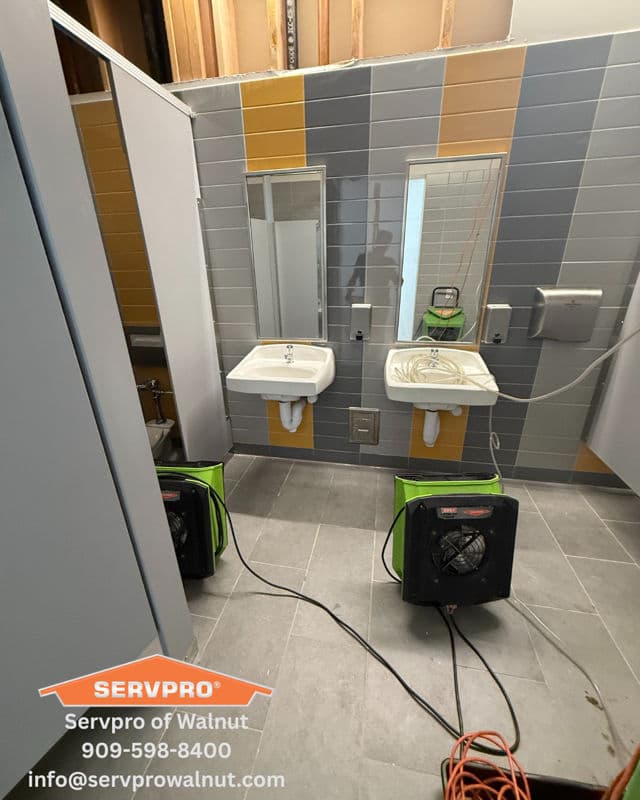 Project Expert School Water Mitigation by SERVPRO Walnut image
