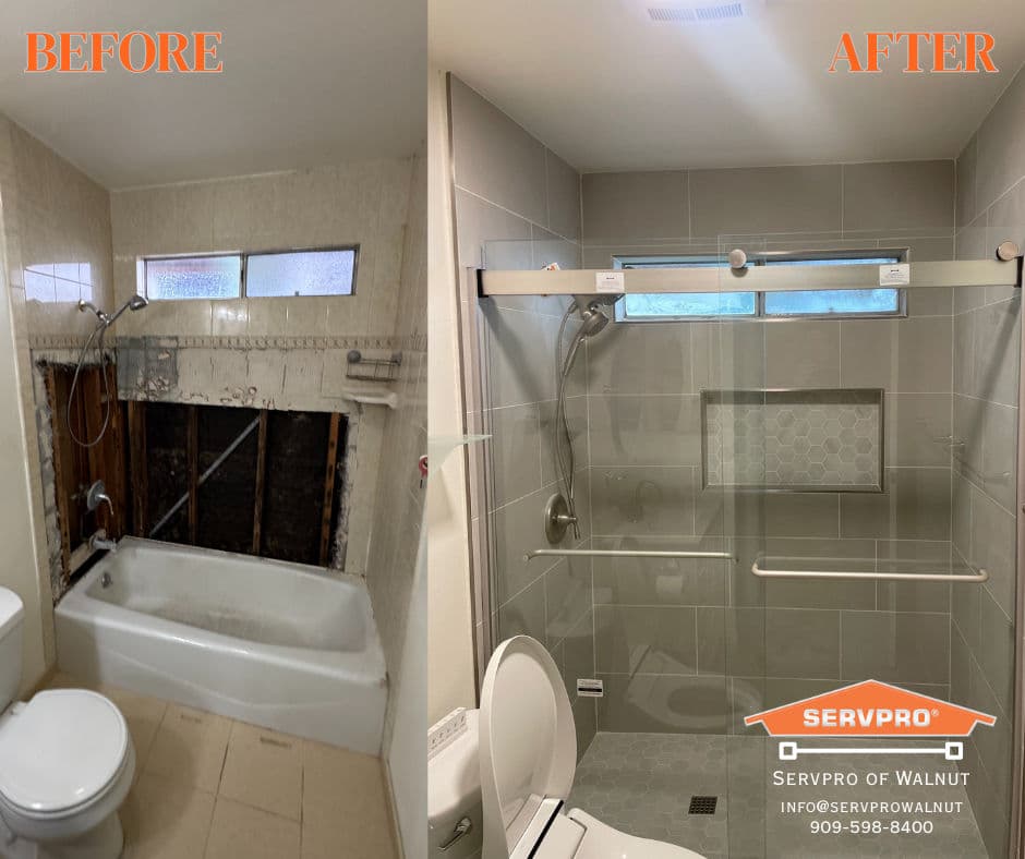 Bathroom Transformation After Water Damage image
