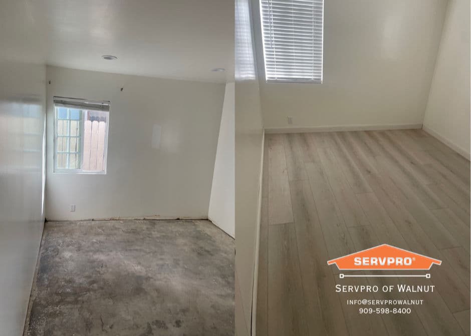 Room Restoration with New Flooring image