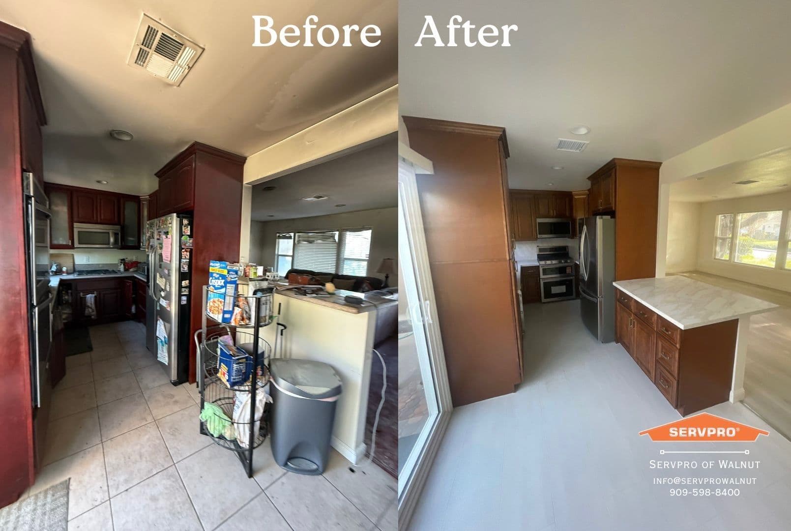 Smoke Damage Restoration in Walnut image