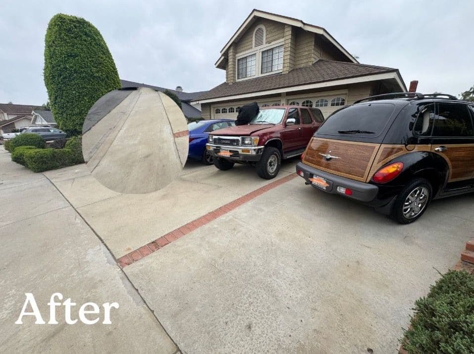 Driveway Cleanup After Accident in Walnut image